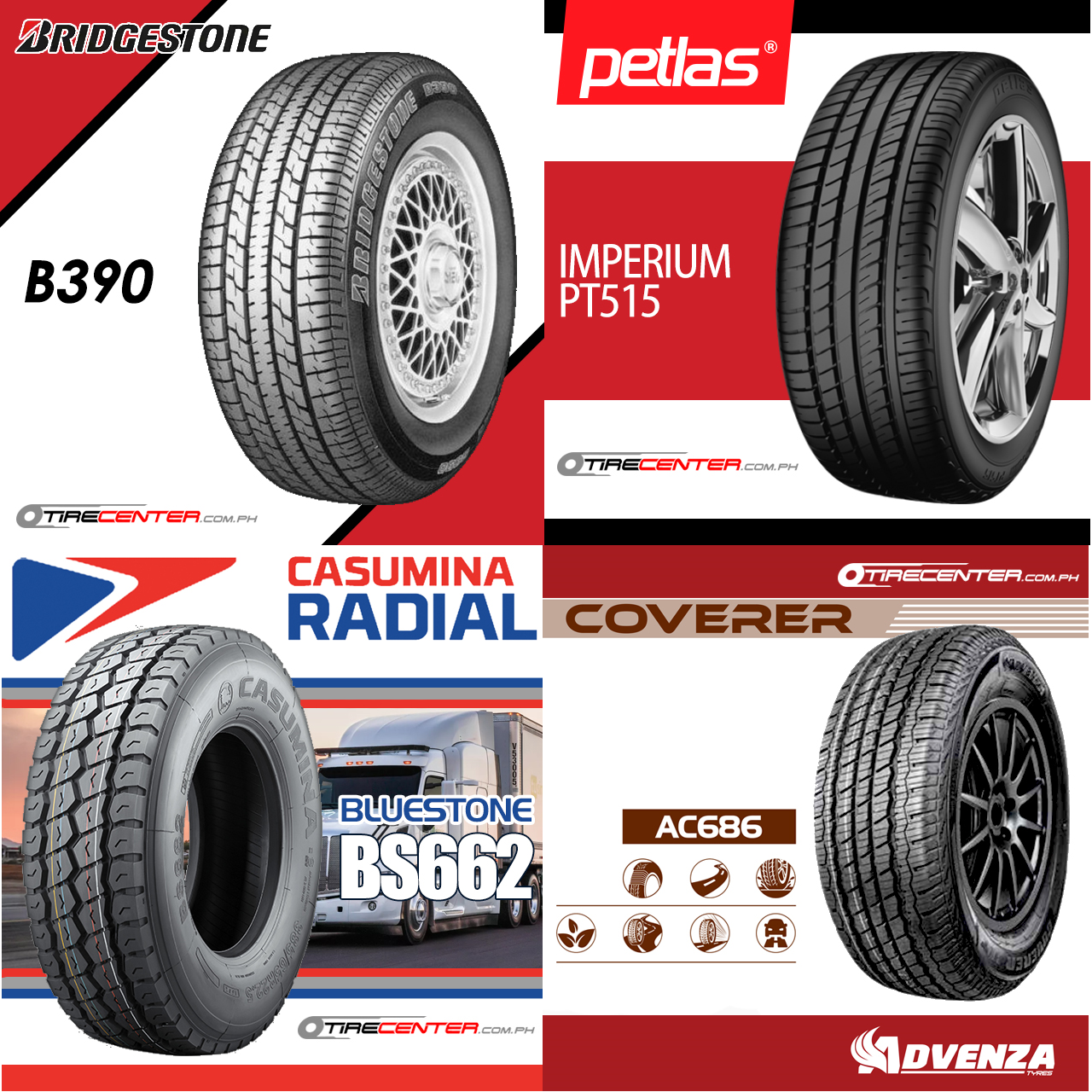 Tire Center's Different Tire Brands